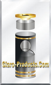 Glaro Funnel Top Monte Carlo Ash Receptacle