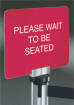 Glaro Extenda-Barrier Crowd Control Sign Holder