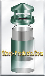 glaro canopy top waste receptacle